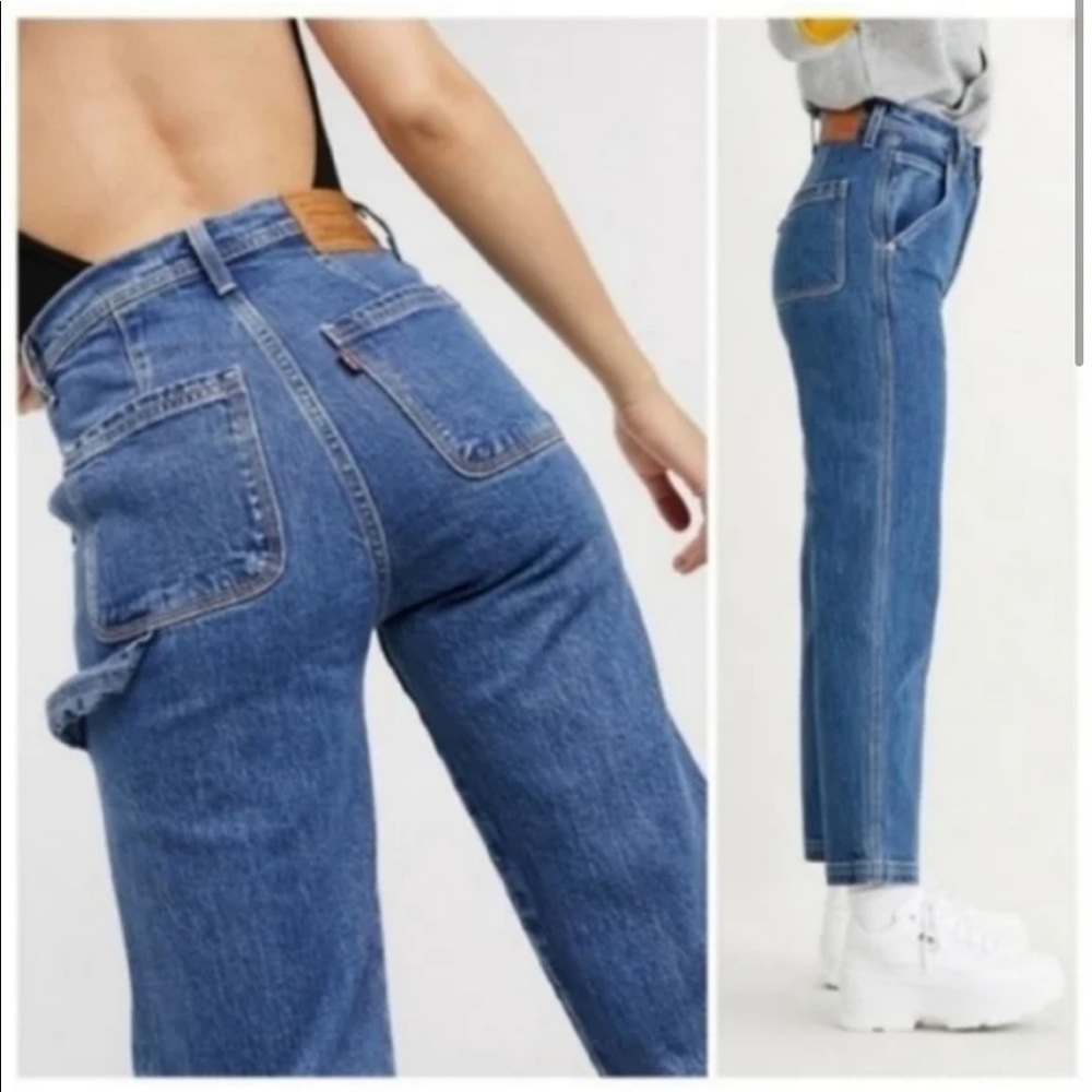 Levi's Ribcage Straight Leg Utility Carpenter Jeans